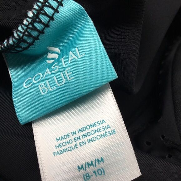 Coastal Blue Laser Cut Tankini Top (D12) - Picture 6 of 8